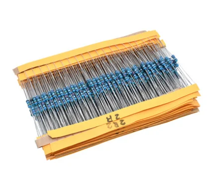 130ค่า X20pcs = 2600Pcs 1/6W = 1/8W 0.125W ฟิล์มโลหะ1% assorted ชุด Resistors Assortment ชุด1R 100R 2K 2.4K