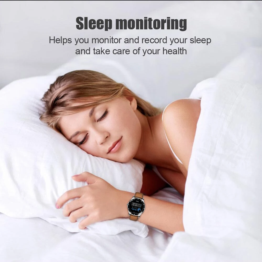 Rogbid Smartwatch GT ใหม่2021 Touch สมาร์ทนาฬิกาผู้ชายกันน้ำโลหะกรอบ Sleep Fitness Tracker นาฬิกาสำหรับ Android IOS