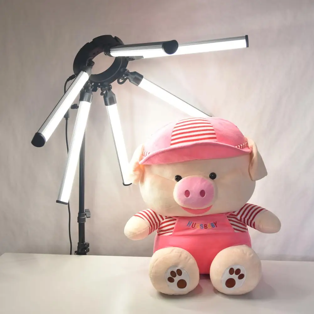 Fosoto oświetlenie fotograficzne 672 leds lampa wideo 120W Multimedia ekstremalne gwiazda Led lampa pierścieniowa lampa z statyw do aparatu Youtube