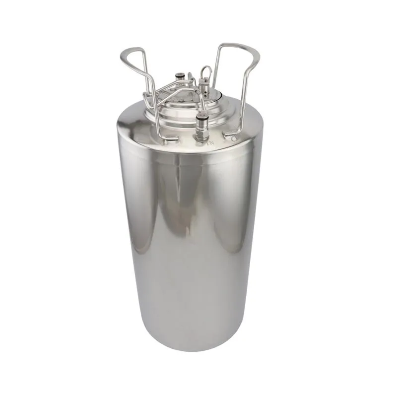 5 Gallon Brand New Stainless Steel 304 Ball Lock Cornelius style Beer Keg , Closure Lid with Pressure Relief Valve