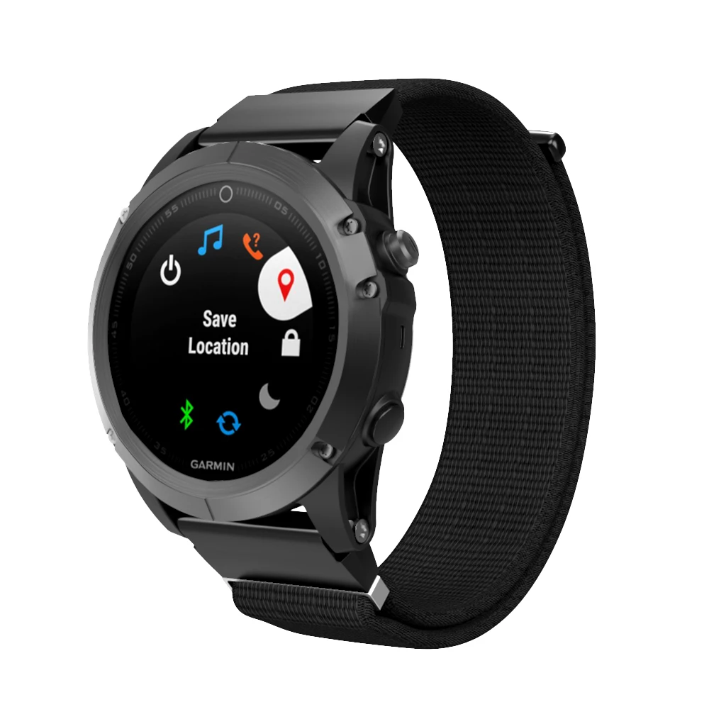 Watchband Straps For Garmin Fenix 7 5 Plus 6 Pro 22mm Coros VERTIX Nylon Loop Replacement For MARQ Series Band Bracelet Correa