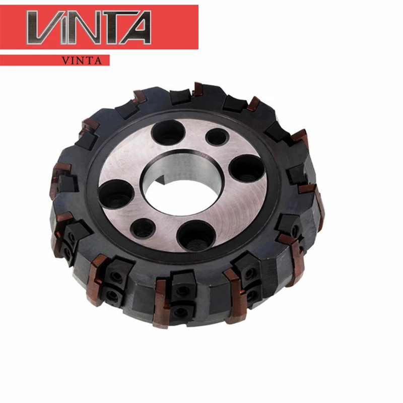 GMA 75° Face milling cutter Indexable Cushion Type Heavy Milling Cutter Milling machine rough machining cutter head 200