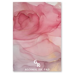 10 Pcs/Pack Smooth Alcohol Ink Pad Paper for Painting Drawing Artwork DIY Crafts Decoration