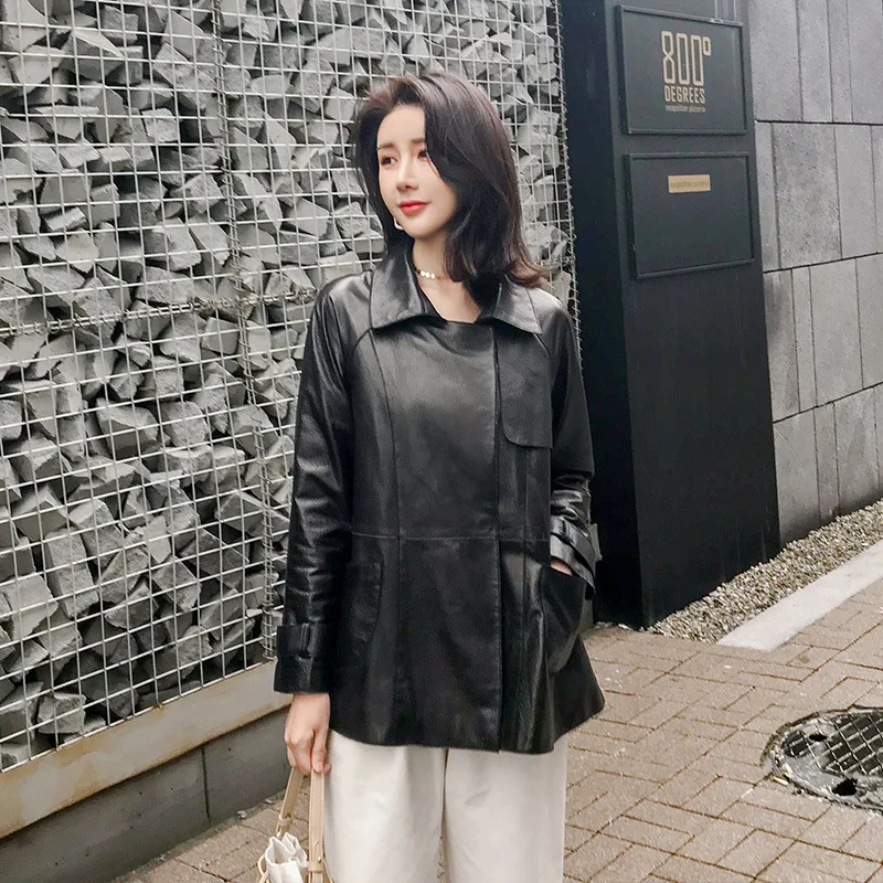 Real Leather Jacket Women Clothes 2020 Sheepskin Genuine Leather Jacket Korean Women Windbreaker Chaqueta Mujer 5W1903 YY2141