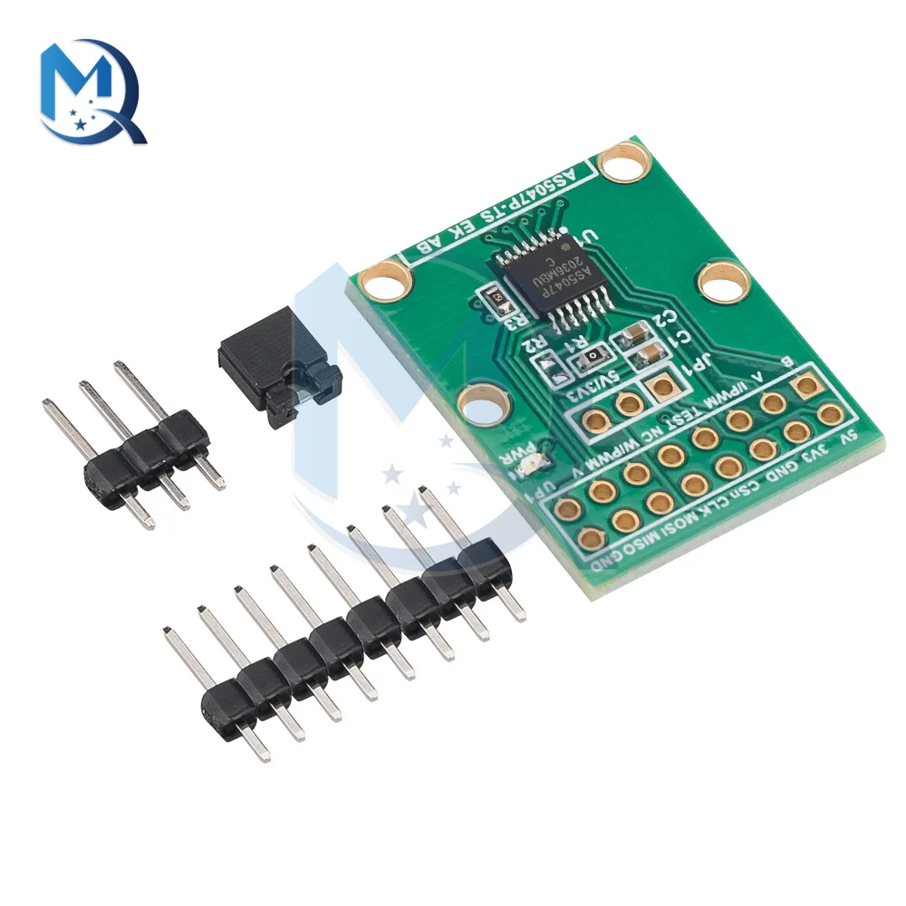 3.3V 5V Mini Encoder AS5047D/AS5047P scheda adattatore Encoder magnetico SPI ABI porta modulazione larghezza impulsi per Kit fai da te