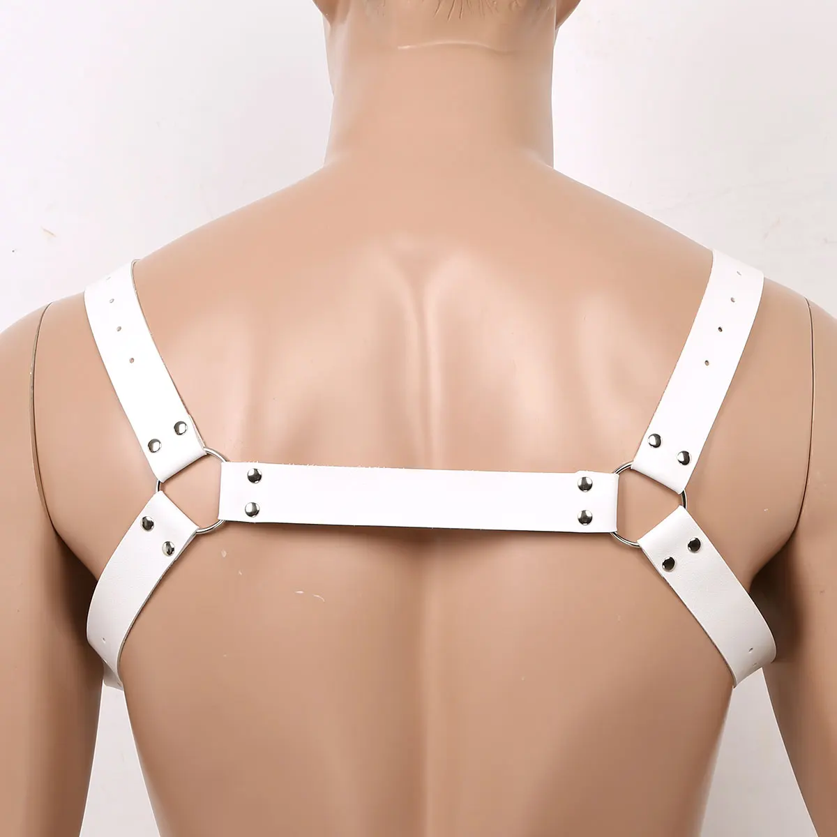 IIXPIN Harness Herren Erotische Dessous Männlichen Sexy PU Leder Gürtel Brust Riemen Harness Homosexuell Schnallen Punk Rave Clubwear Spielzeug Für mann