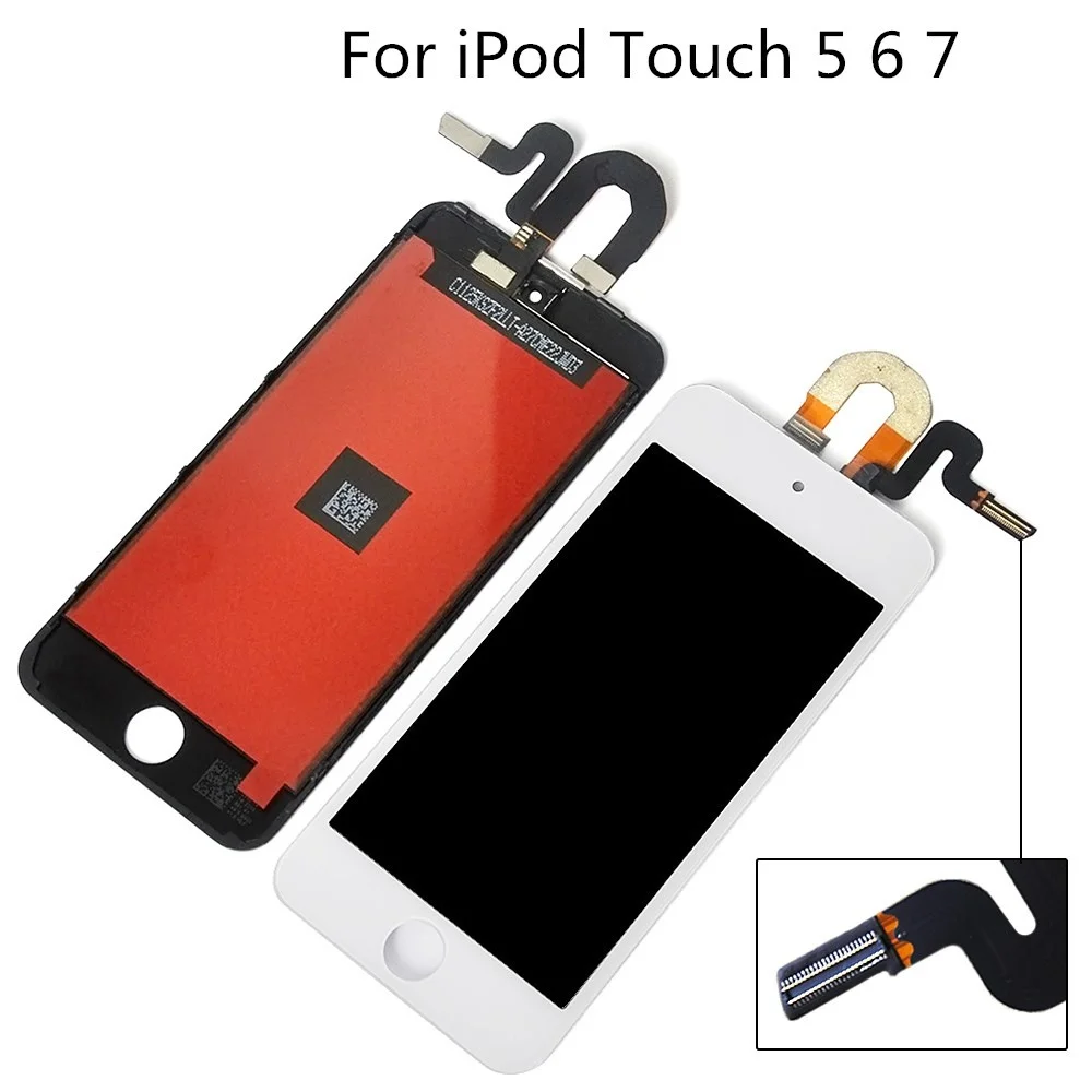 Aaa + + + Lcd Display Voor Ipod Touch 4 5 6 7 Lcd Touch Screen Digitizer Vergadering Voor Ipod Touch 5th 6th 7th Lcd-scherm Vervanging