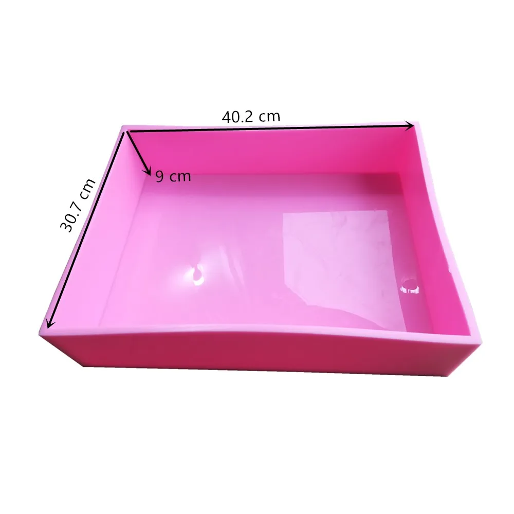 Silicone Slab Molds for CP Soap Making, Silicone Liner, Size 40.2*30.7*9 cm