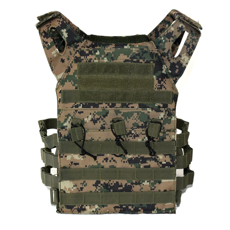 Adjustable JPC Tactical Vest Molle Vest Outdoor Hunting Airsoft Paintball Molle Vest With Chest Protective Plate Carrier Vest