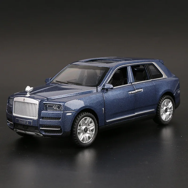 

1:24 для Rolls-Royce Cullinan, Металлическая Автомобильная игрушка, сплав, автомобиль, Diecasts, игрушечный автомобиль, модель автомобиля, игрушки для детей, подарки