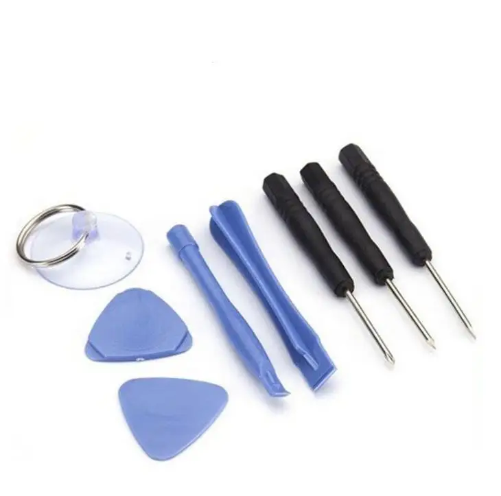 8 in 1 Opening Tools Kit Black Mini Screwdriver Set for iPhone DIY Repair Tool Gift 1000sets/lot SN1038