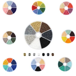 Box Set 2mm 3mm Charm Czech Glass Seed Beads DIY Bracelet Necklace Round Beads For Jewelry Making Kit DIY Earring Necklace