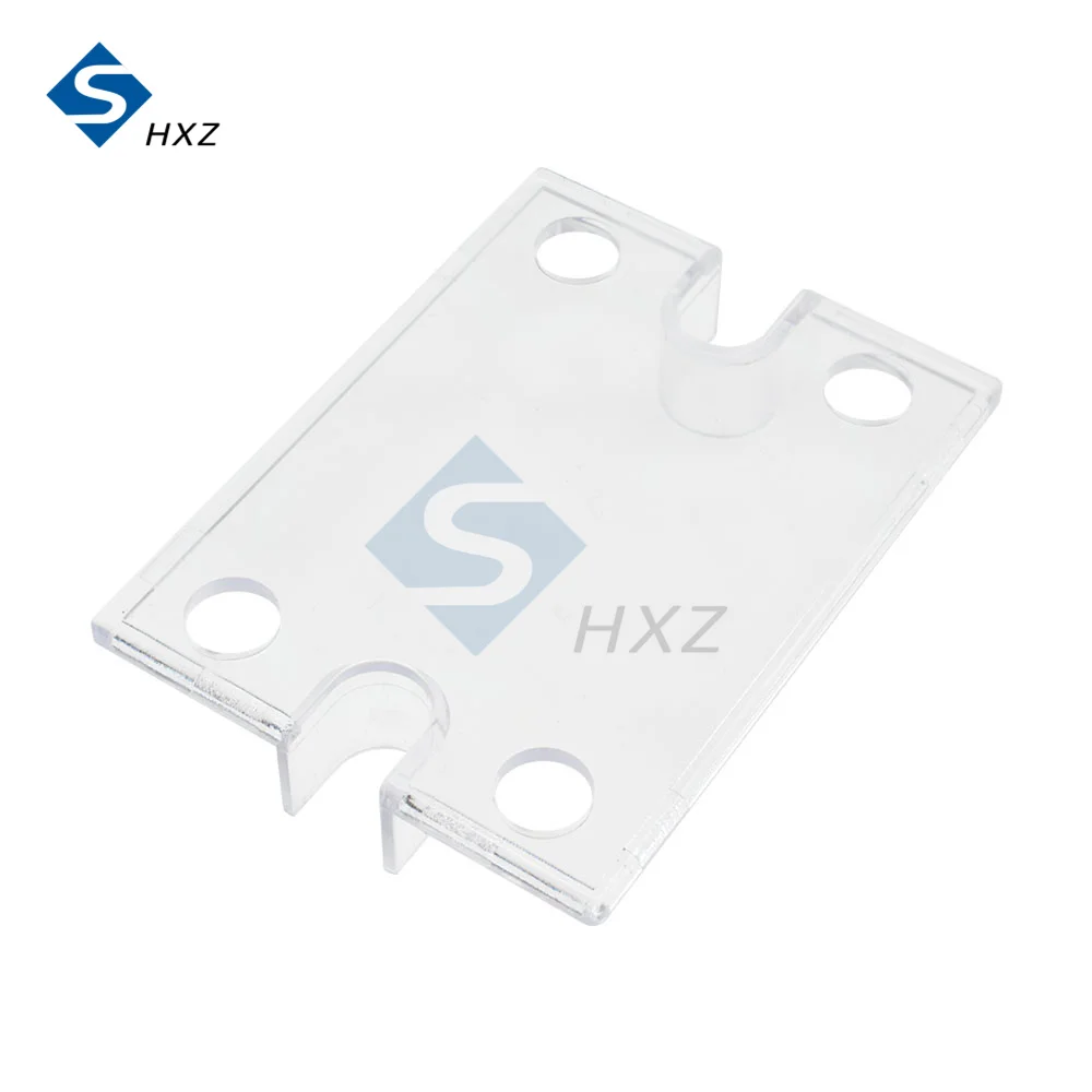 Solid State Relay SSR Plastic Cover DC Control Single Phase Solid State Relay Safe Shell Case Box Front Cover