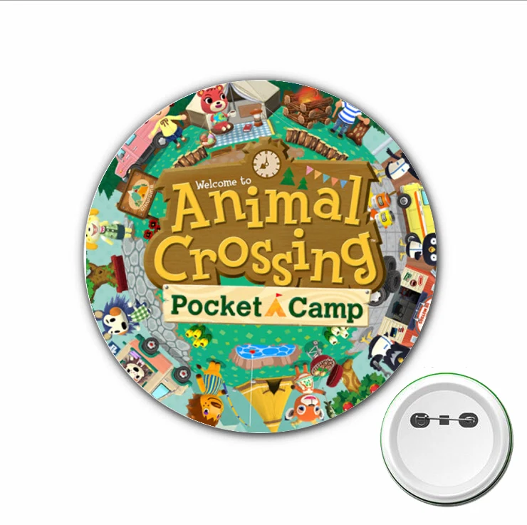 Danemark ge de Cosplay Animal Crossing, Broche Mignonne de Dessin Animé Japonais, pour Sacs à Dos, Danemark ges, lèvent, Accessoires de Vêtements, 3 Pièces