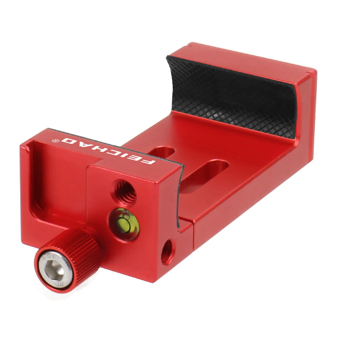 Klip Braket Dudukan Ponsel Pintar untuk Mikrofon Senter Kamera GoPro dengan Dudukan Sepatu Dingin Level Spirit 1/4 3/8 Klem Tripod Ponsel