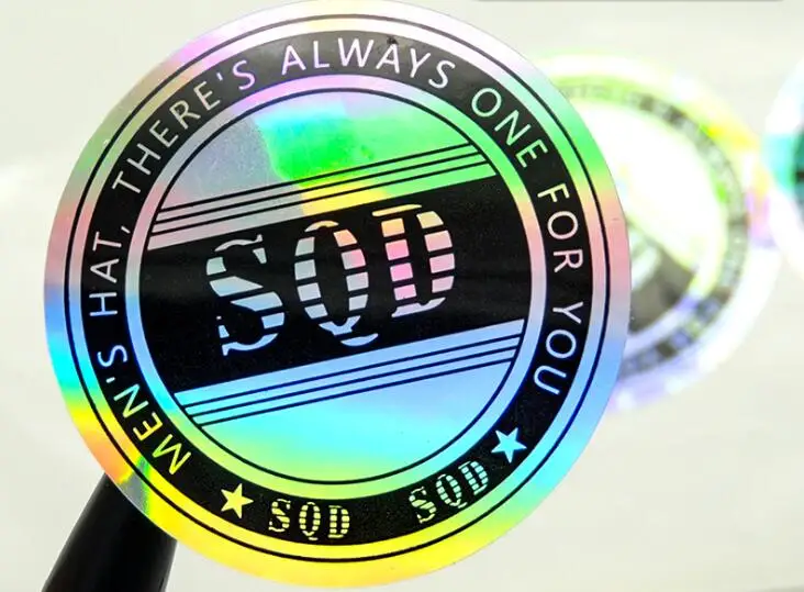 100PCS customized holographic sticker shape LOGO/wedding sticker/design your own sticker/personalized sticker holographic silver