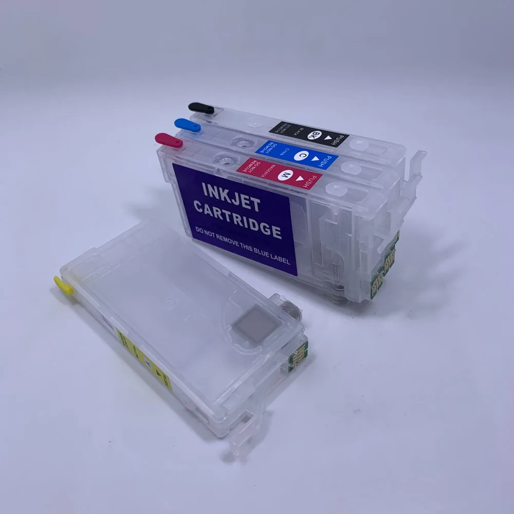 407 T407 T407XL 407XL Empty Refillable Ink Cartridge  with One time chip for Epson WF-4745DTWF printer