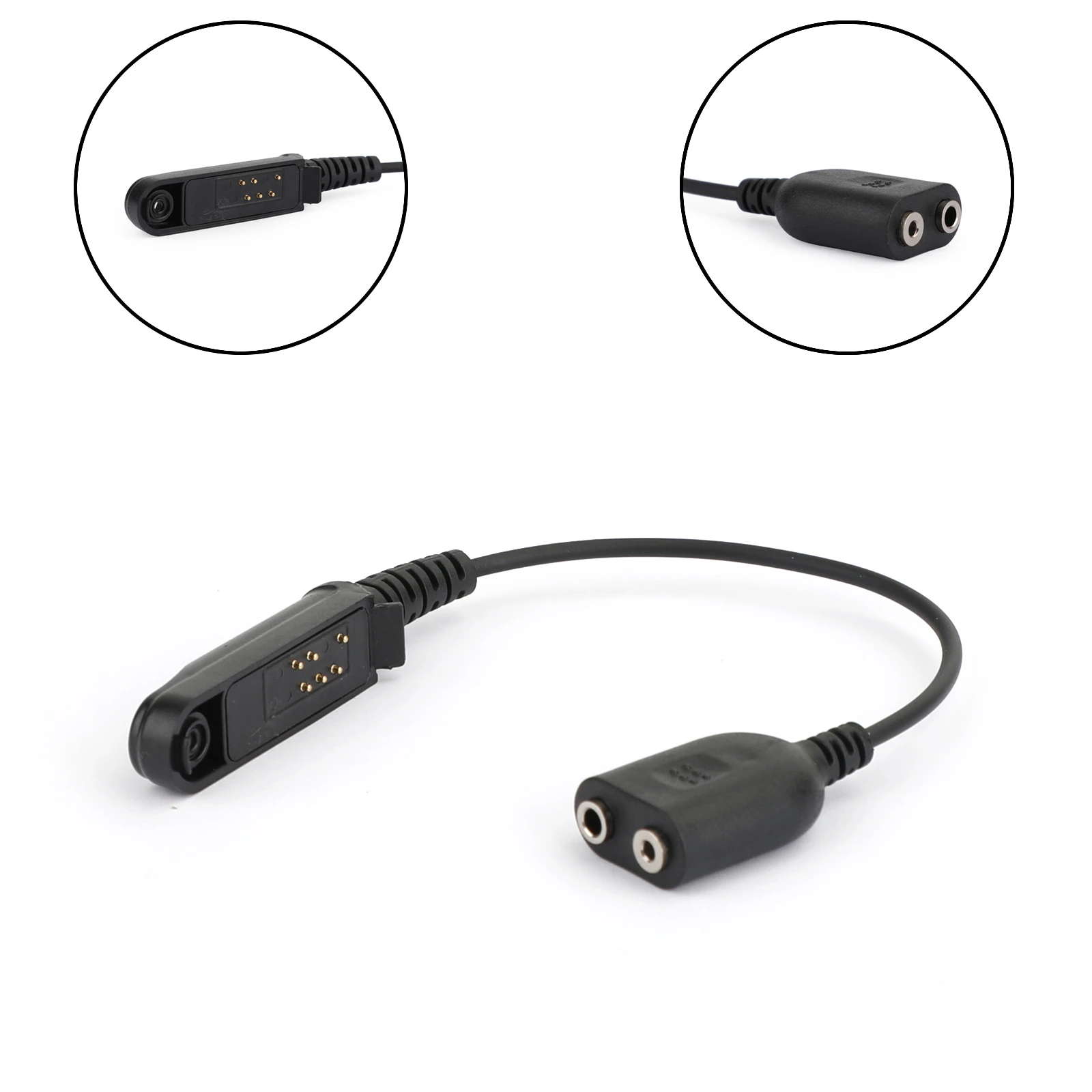 

Artudatech ​​Walkie Talkie Audio Adapter K Interface 2Pin Headset Port Converter Cable For Baofeng UV9R BF 9700 A58