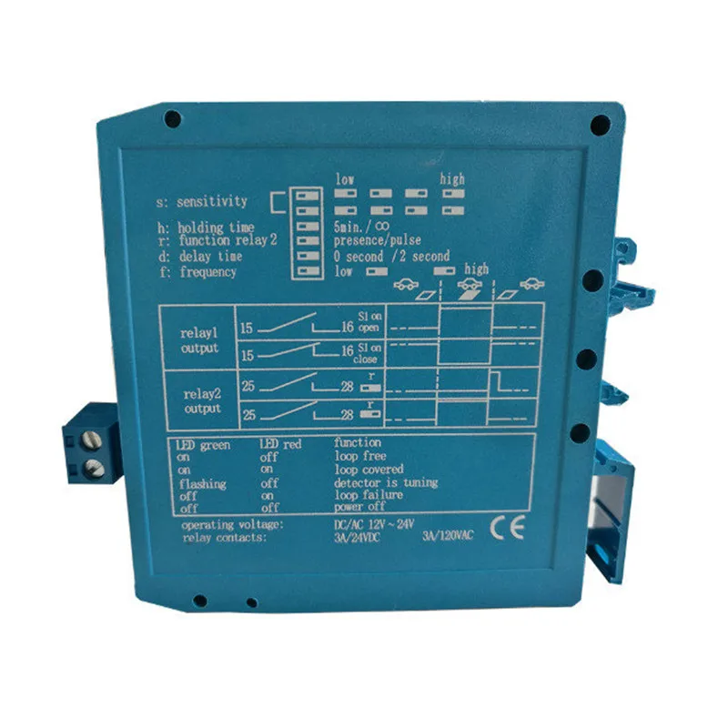 Imagem -02 - Detector Magnético de Veículo Controle de Sinal com Autocontrole 12v 24v dc para Sistema de Embalagem