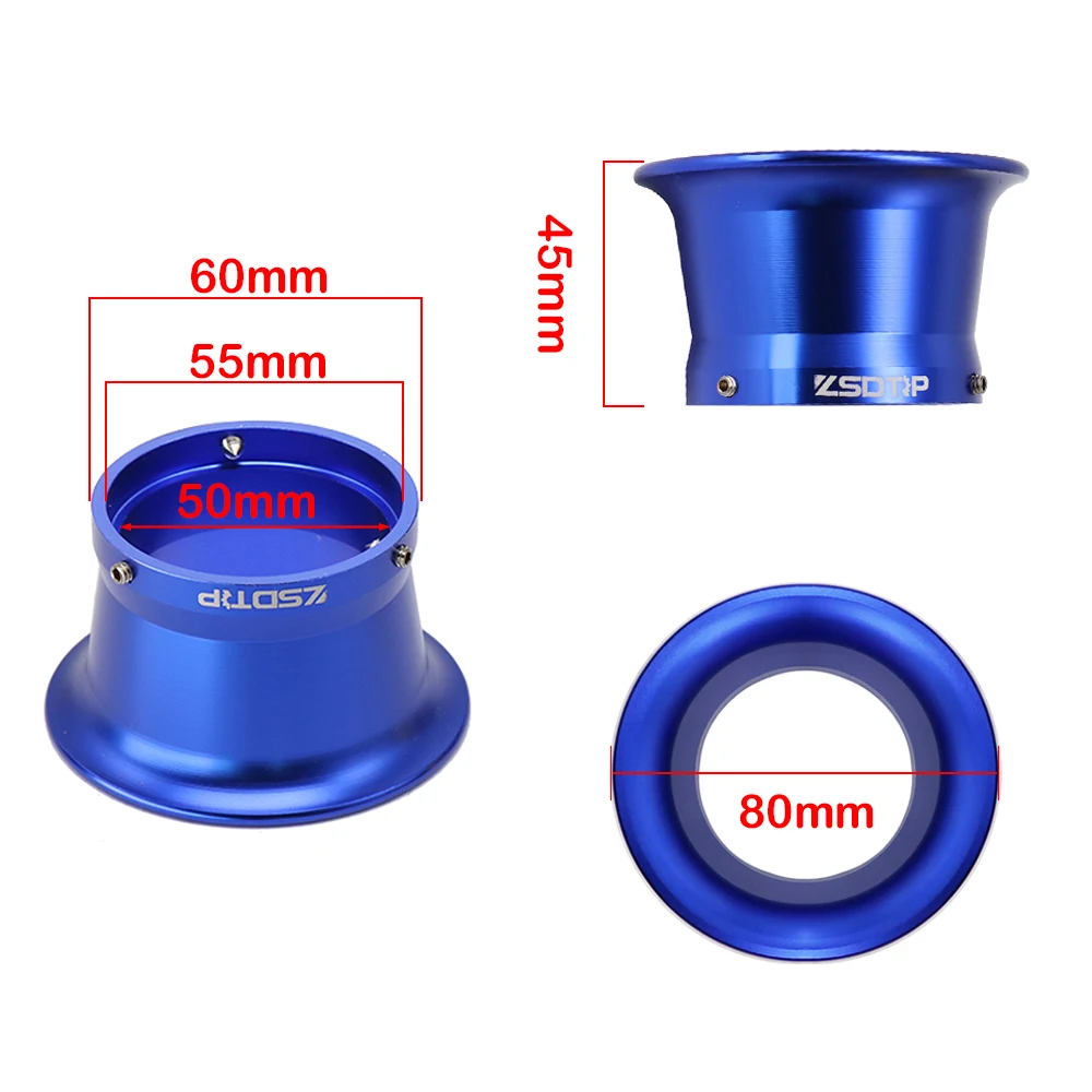 Sclmotos-55mm Modified Motorcycle Air Filter Wind Cup Horn Cup for Keihi PWK KOSO OKO Mikuni 32mm/34mm Carburetor For Yamaha KTM