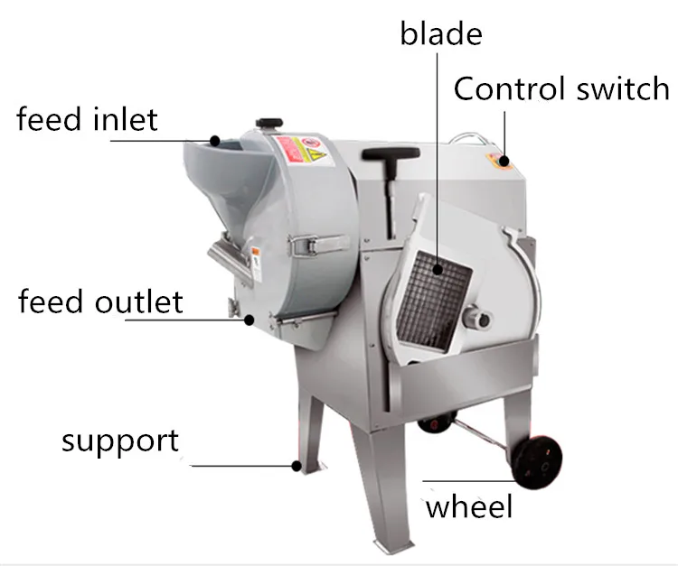 

Restaurant use industrial vegetable cutter & slicer electric slicing machine auto potato cutter machine for sale