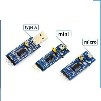 Ft232 Module USB to Serial Port USB to Ttlft232rl Communication Module Brush Board Interface Optional