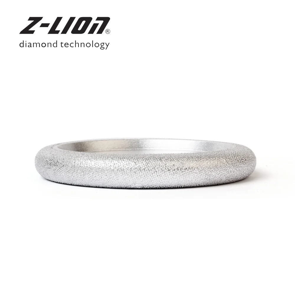 Z-LEAP 100mm Vacuum Brazing Diamond Grinding Wheel Granite Marble Concrete Fluting Disc Grooving Sanding Polishing Abrasive Pads