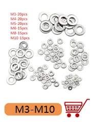 2/50X M2.5 M3 M3.5 M4 M5 M6 M8 M10 M12 M14 M16 A2-70 304 Edelstahl Übergroße Flache Unterlegscheiben, Einfache Dichtungen – Detail 18