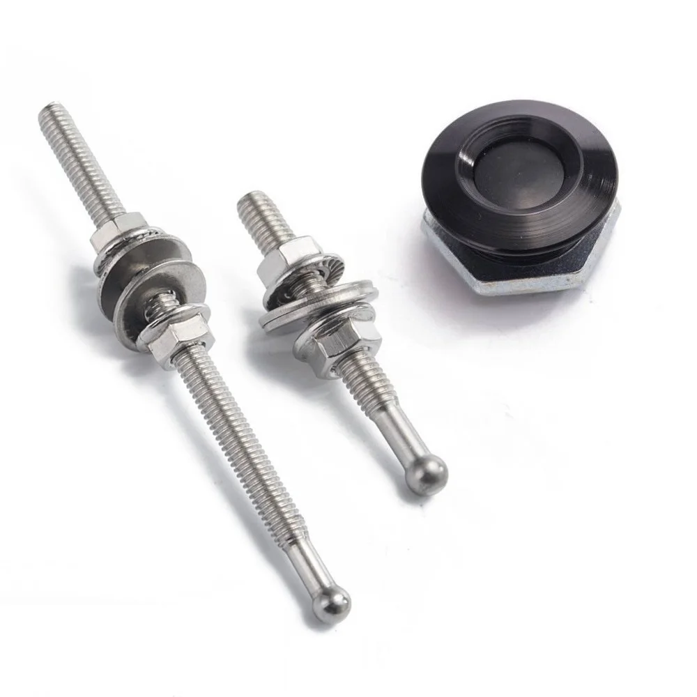 1 "uniwersalny aluminiowy szybki zatrzask przycisk kęsy kołki maski klips blokujący do VW Golf EP-DP016M25/EP-DP017M25 — zdjęcie 2