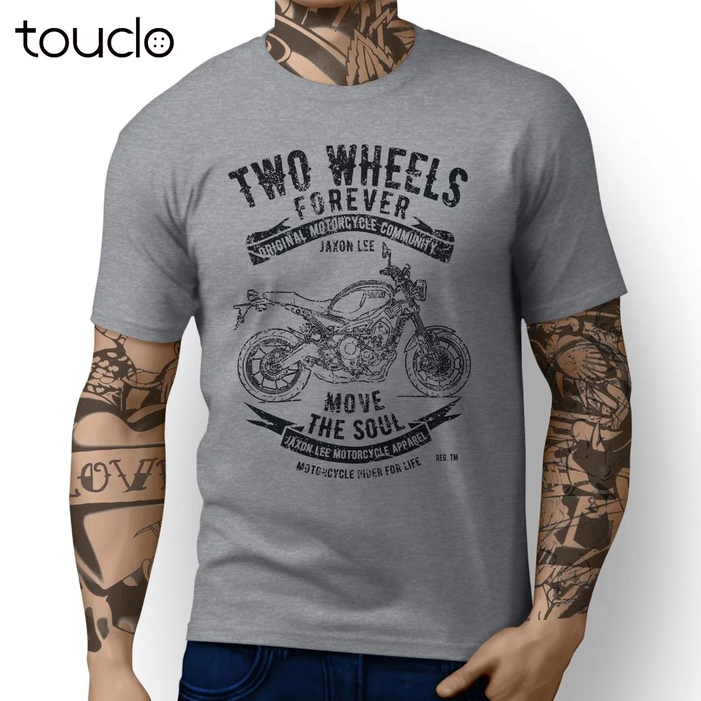 New Short Sleeves Cotton Fashion T Shirt Japanese XSR900 Motorcycle design Tee shirt