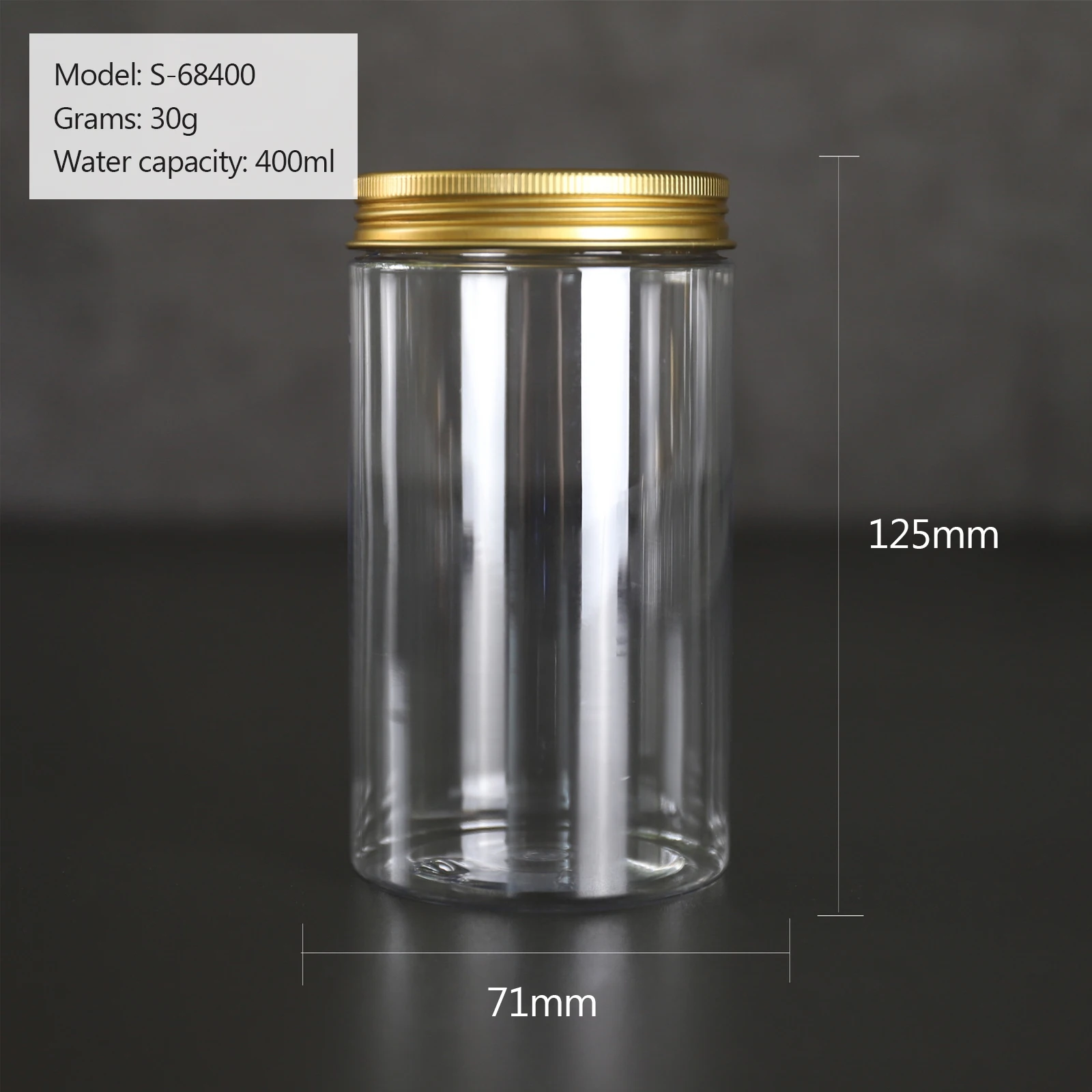 50ml/100ml/150ml/200ml/300ml Aluminum Cap Transparent Plastic Sealed Can Food Beverage Milk Tea Stationery Straight Tube Bottle