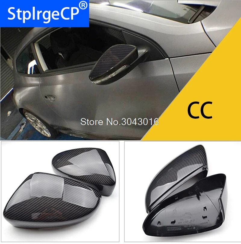 Replacement Type For Volkswagen VW CC 2010 - 2016 rear carbon side mirror cover CC mirror cover high quality