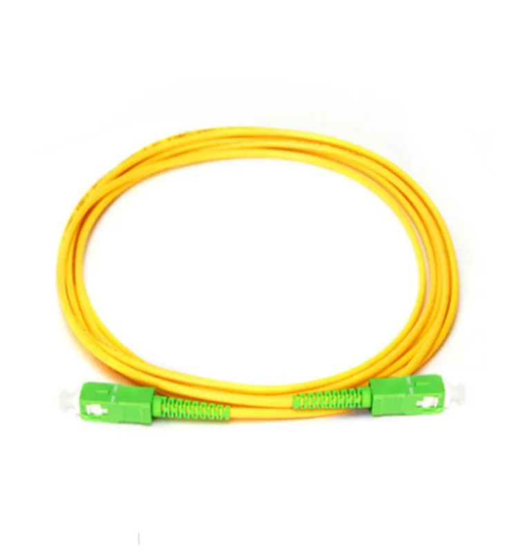 10st Hoge Kwaliteit Sc APC-SC Apc 3M Single Mode Simplex Glasvezel Patch Koord Sc Ftth Fiber Jumper Gratis Verzending