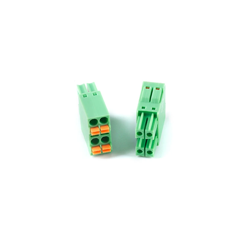 2Pcs KF2EDGKNH-2*2/3/4/5/6/8P/Double row plug 3.5mm pitch pluggable terminal block KF2EDGKNH 3.5 PCB PLUG-IN TERMINAL BlOCKS