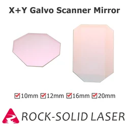 Fiber Laser Galvo Mirror Scan Head Optics Quartz 1064nm Galvo Scanner Mirror X Y Axis Aperture 10mm 12mm 16mm 20mm 25mm