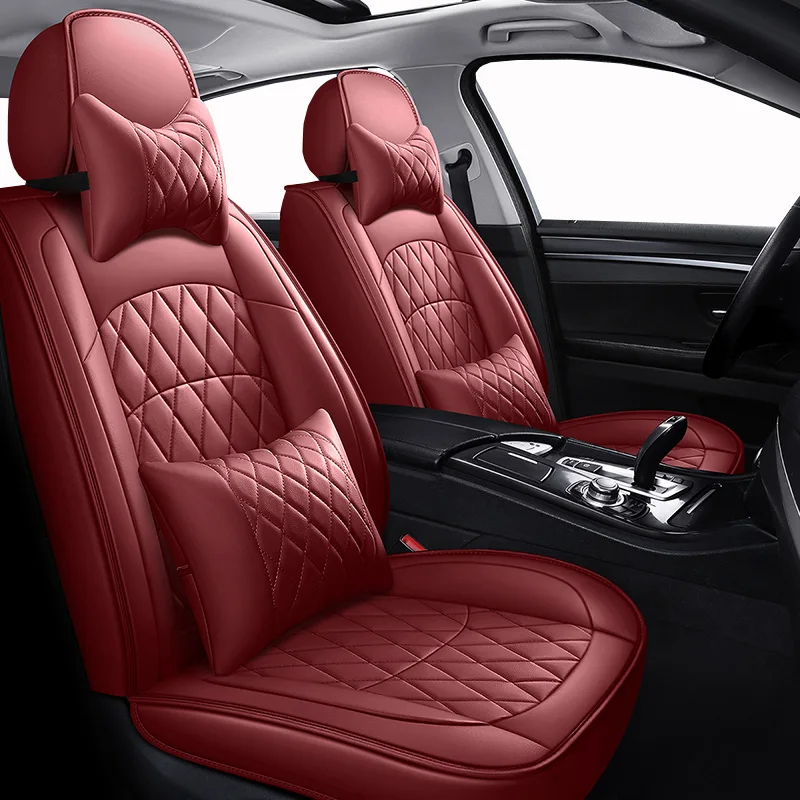 Leather car seat cover is suitable for benz mercedes t210 w211 t211 w212 w213 w220 w221 w222 w245 w210 of 2010 2009