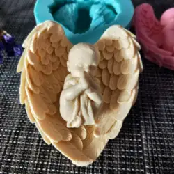 Little Angle Baby Shape Silicone Mold 3D Cake Candle Soap Plaster Resin Mould DIY Aromatherarpy Household Decoration Craft Tools