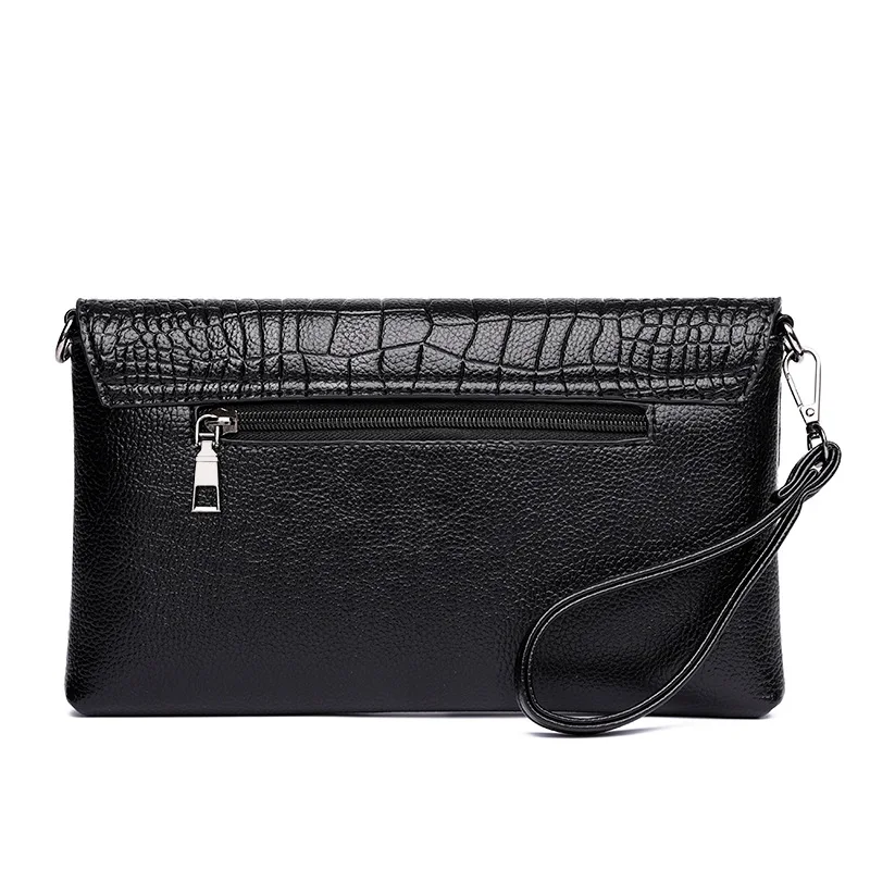 Women Flap Messenger Bags Crocodile pattern Design Shoulder Bags PU Leather Lady Fashion Handbags Vintage Crossbody Bag