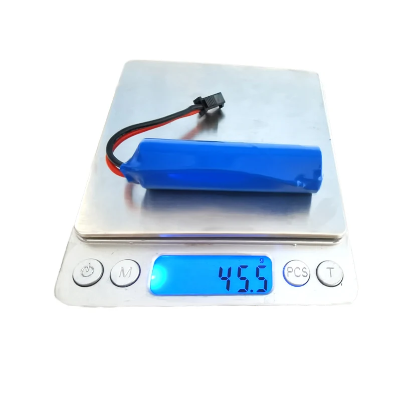 3.7v 1500mah 15C 18650 Batteria agli ioni di litio per JJRC RC Stunt Car Q85 Giocattoli SM-2P Spina RC Barca Auto Acqua pistola morbida Parti di batterie