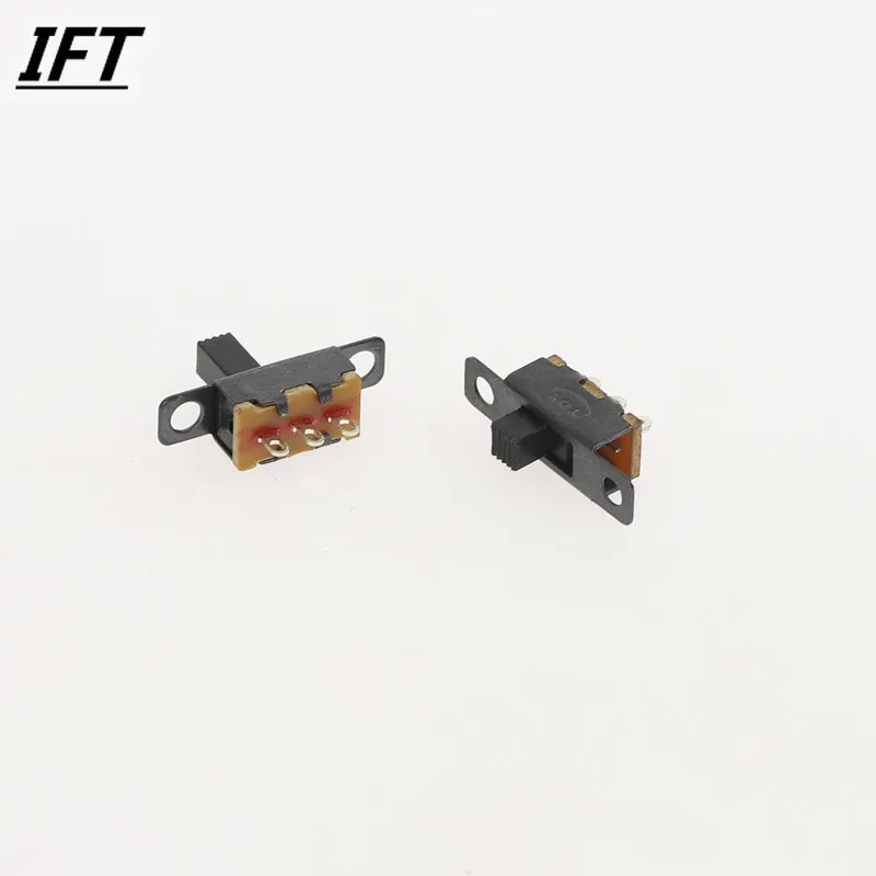 50pcs Toggle switch SS-12F15 3 Pin 2 files Slide switch 1P2T 1 Row 2 files 3P SS12F15 Handle high 3/6MM