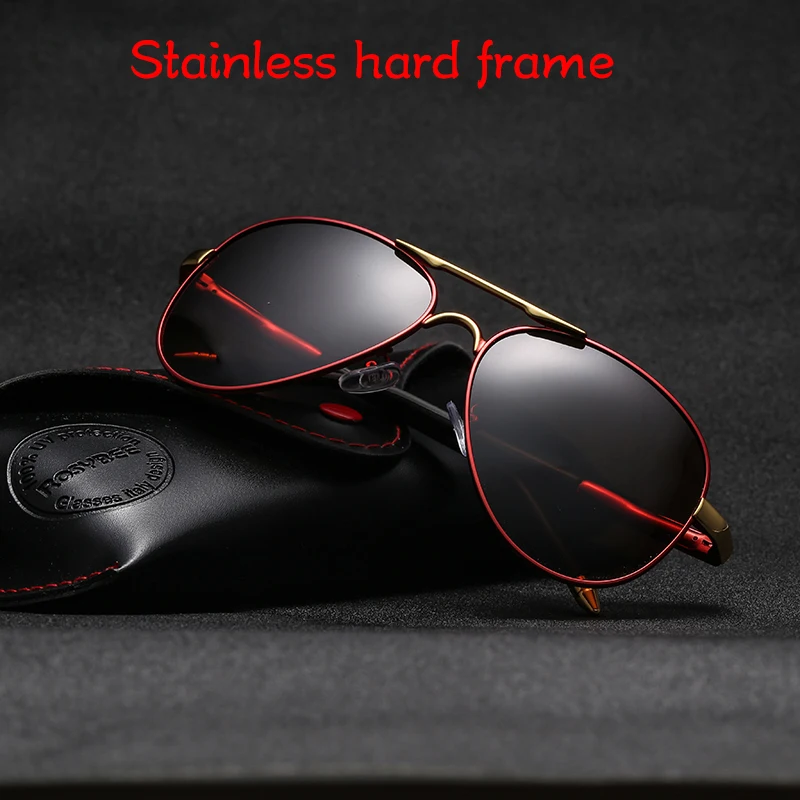 2019 Brand design Sunglasses Men Polarized Fashion Classic metal Pilot Sun Glasses Fishing Driving Goggles Shades For Men/Women