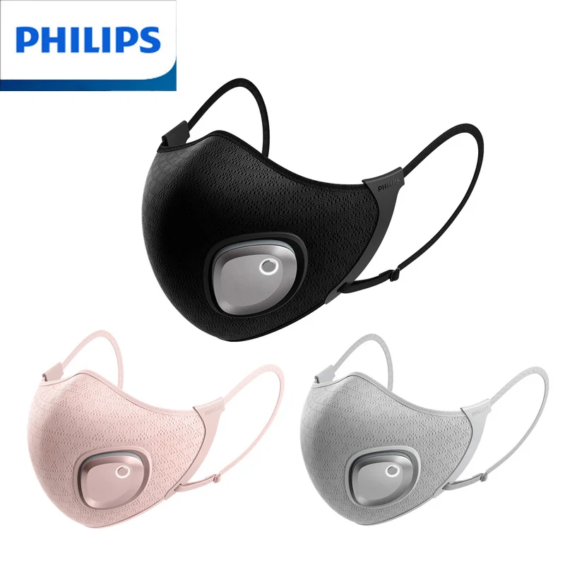 

Philips Fresh Air Electric Mask Acm066,Children Acm033,16pcs Filter,Hip-Hop Black,Face Mouth Protection PM2.5 Dust,Reusable