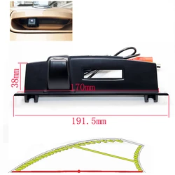 Dynamic Trajectory Tracking Car Rear View Backup Reverse Camera For NISSAN TIIDA Trunk Handle Parking Accessories HD CCD