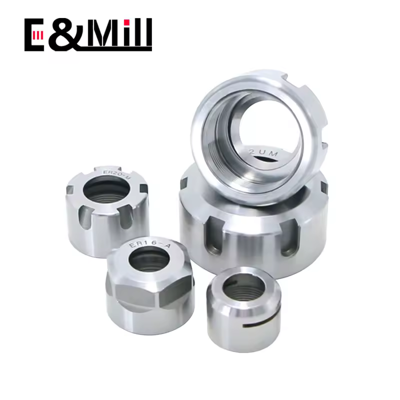 ER8 ER11 ER16 ER20 ER25 ER32 ER40 A M UM SK10 SK16 GER11 GER16 GER20 GER25 GER32 High Precision ER Nut CNC Nut Engraving machine - Image 3