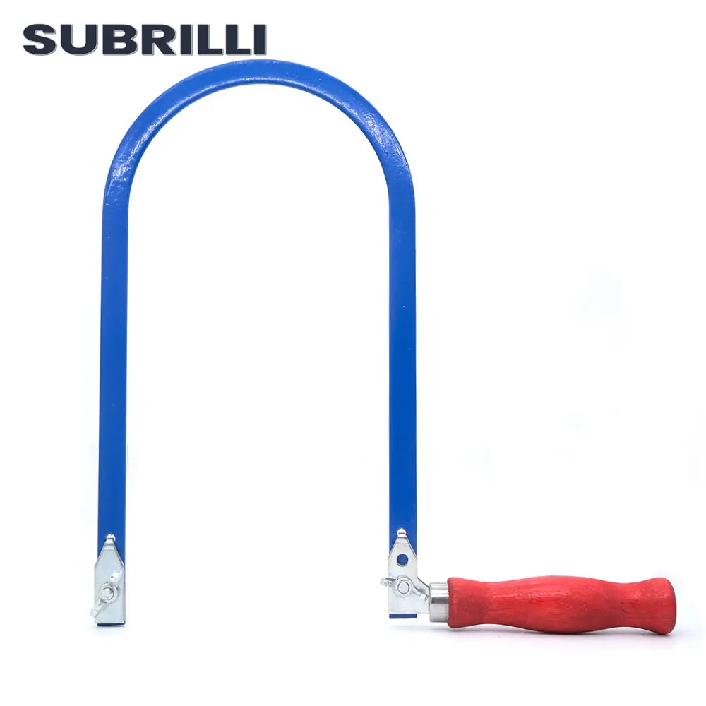 Subrilli gabarito viu quadro de cópia manual em forma de u serra de mão arco para trabalhar madeira diy ferramenta de corte serra de mão de metal