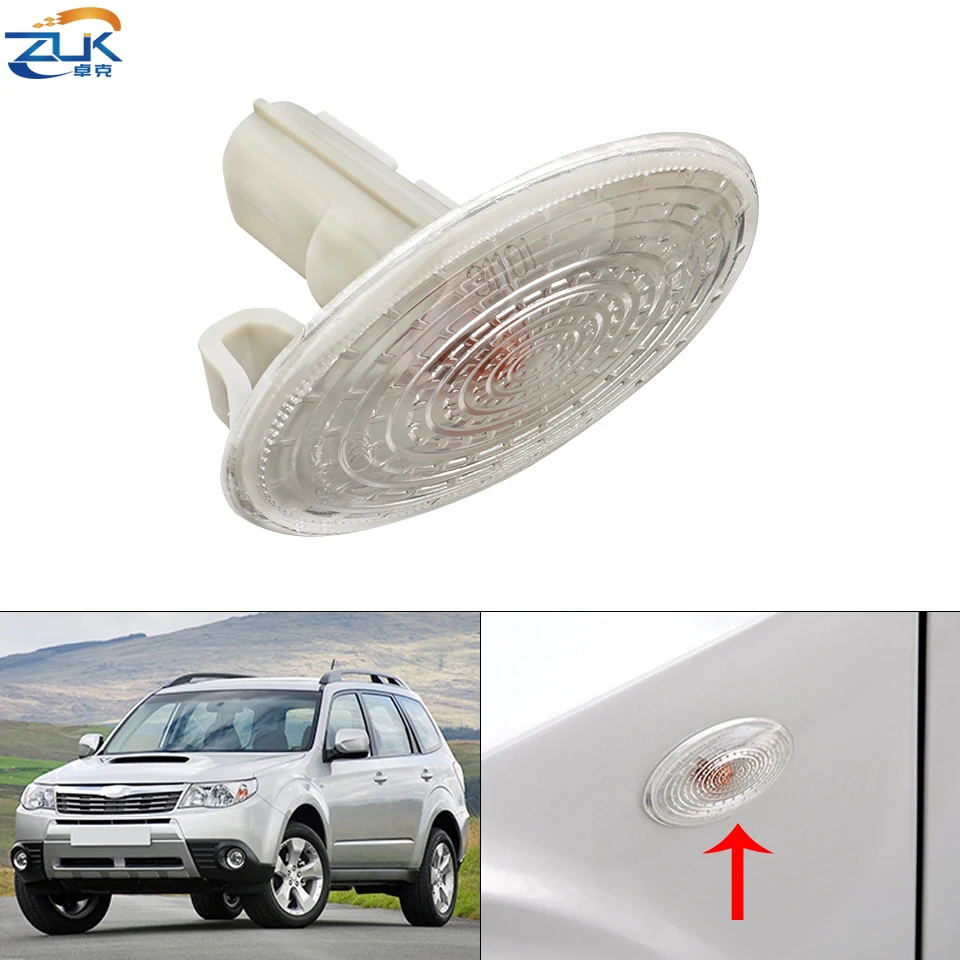 

ZUK для Subaru Forester 2009-2017 XV Crosstrek 2012-2017 Impreaza WRX крыло лампа Поворотники боковые светильник шоры мигалкой маркер