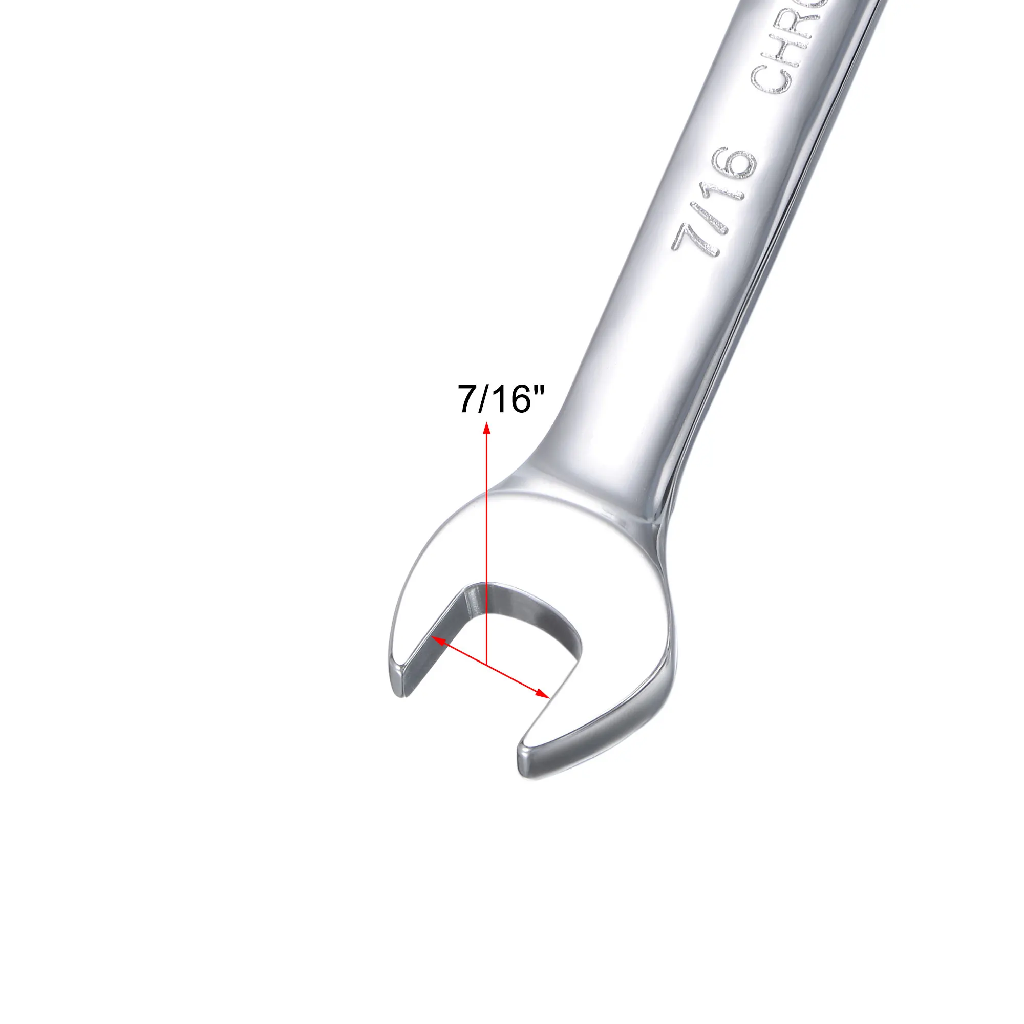 Imagem -04 - Uxcell 16 Polegada Ratcheting Chave Combinada Sae 72 Dentes 12 Ponto Ratchet Caixa Terminada Spanner Ferramentas Cr-v