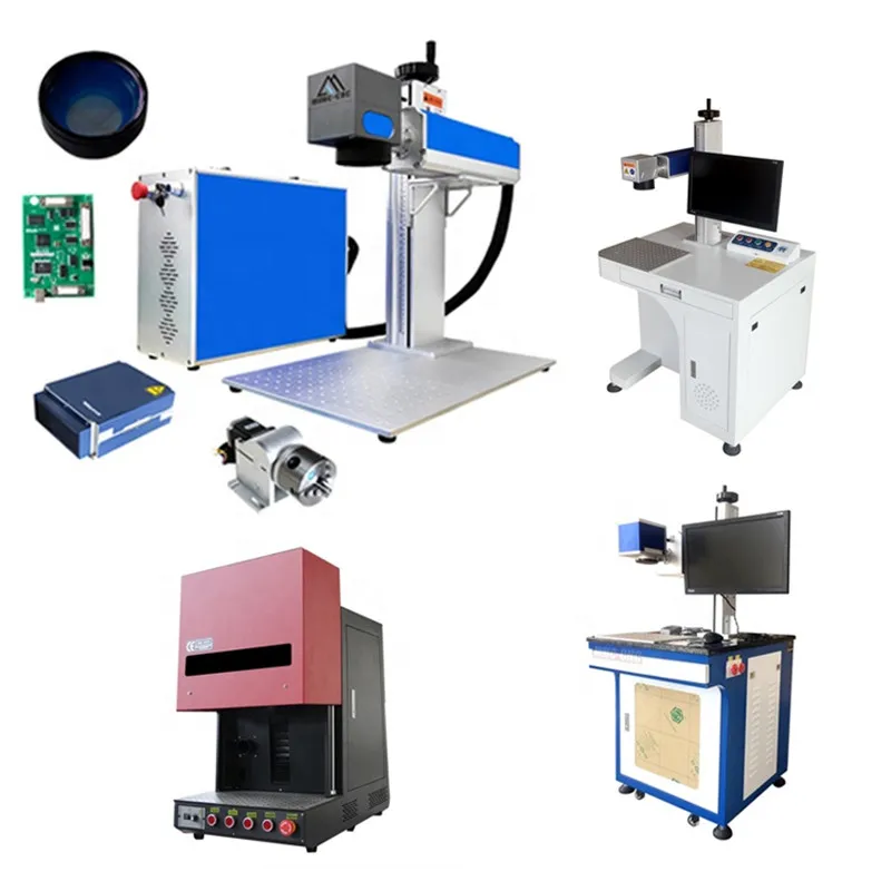 20w 30w 50w 100w Raycus JPT MOPA Fiber Laser 3D Marking Machine Is Suitable for Medium-Sized Enterprise Knife And Gun Engraving