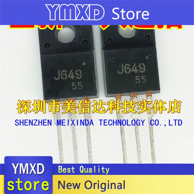 

10pcs/lot New Original 2SJ649 J649 p-chANNel field-effect tube TO220F triode In Stock