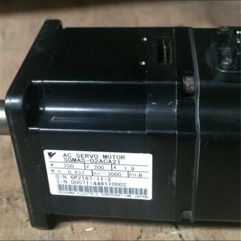 Tested Working SGMAS-02ACA21 AC SERVO MOTOR